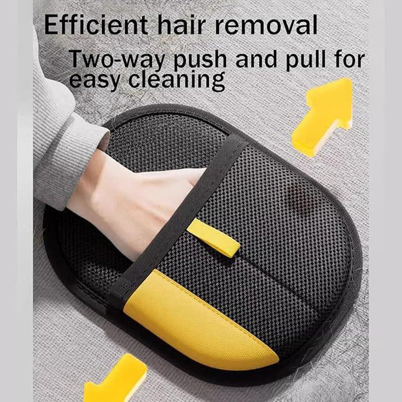 Reusable Pet Hair Cleaning Glove Sticky Fur Remover for Cats and Dogs Multi-Purpose Grooming Tool for Home Use