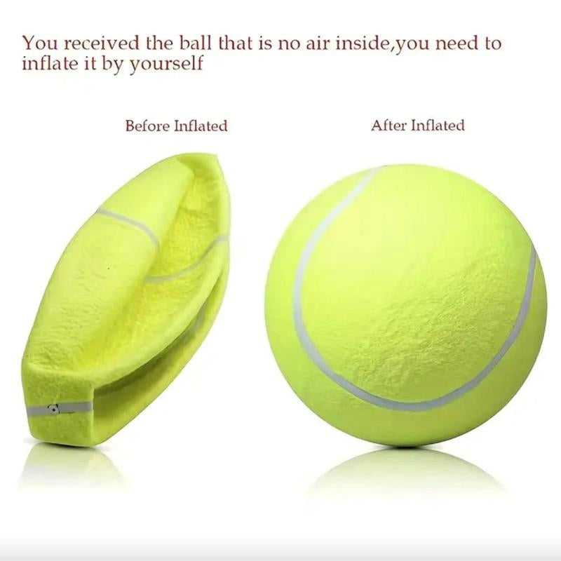 Tennis Ball Design Dog Toy, Pet Interactive Tennis Ball Toy, Pet Training Ball Toy, outside Pet Interactive Ball Toy for Dogs & Cats, Outdoor Toy