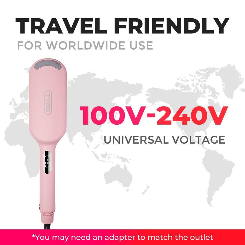 TYMO ROVY COMPACT Hair Waver Crimper, Hair Curler & Curling Irons, Hair Styling Tool with Negative Ionic Technology for Smooth Waves, Wavy Comfort, Hollywood Waves,Negative Ion,Beach Waver,Cash Kate Curling Iron