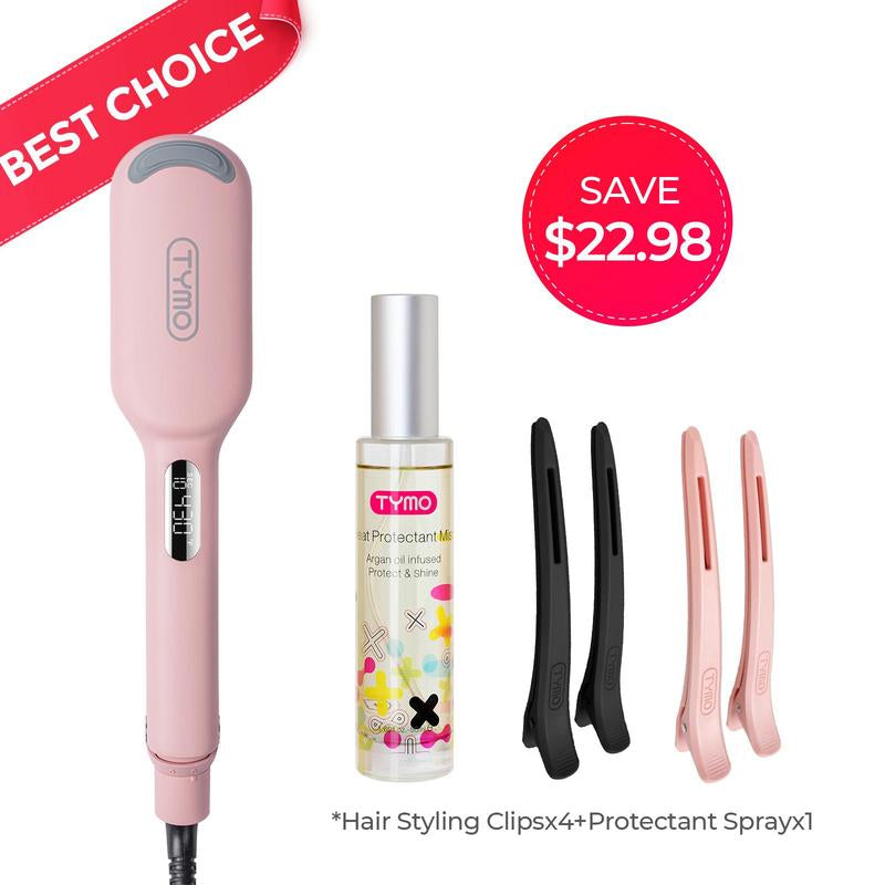 TYMO ROVY COMPACT Hair Waver Crimper, Hair Curler & Curling Irons, Hair Styling Tool with Negative Ionic Technology for Smooth Waves, Wavy Comfort, Hollywood Waves,Negative Ion,Beach Waver,Cash Kate Curling Iron