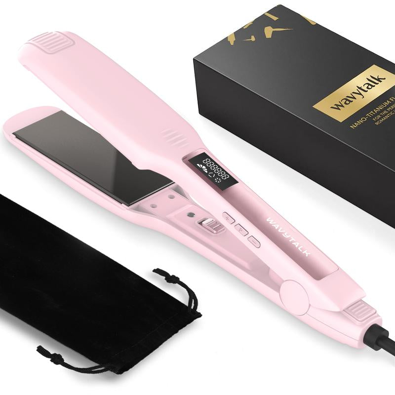 Wavytalk Hair Straightener 1.75 Inch for Effortless Straightening