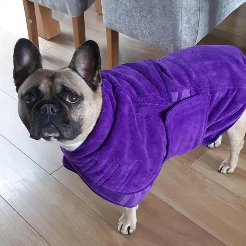 Pet Towel, Pet Bath Towel Drying Bath Towel, Absorbent Fast Drying Dog Bathrobe Soft Absorbent Fabric Extra Long, Pet Care Tool