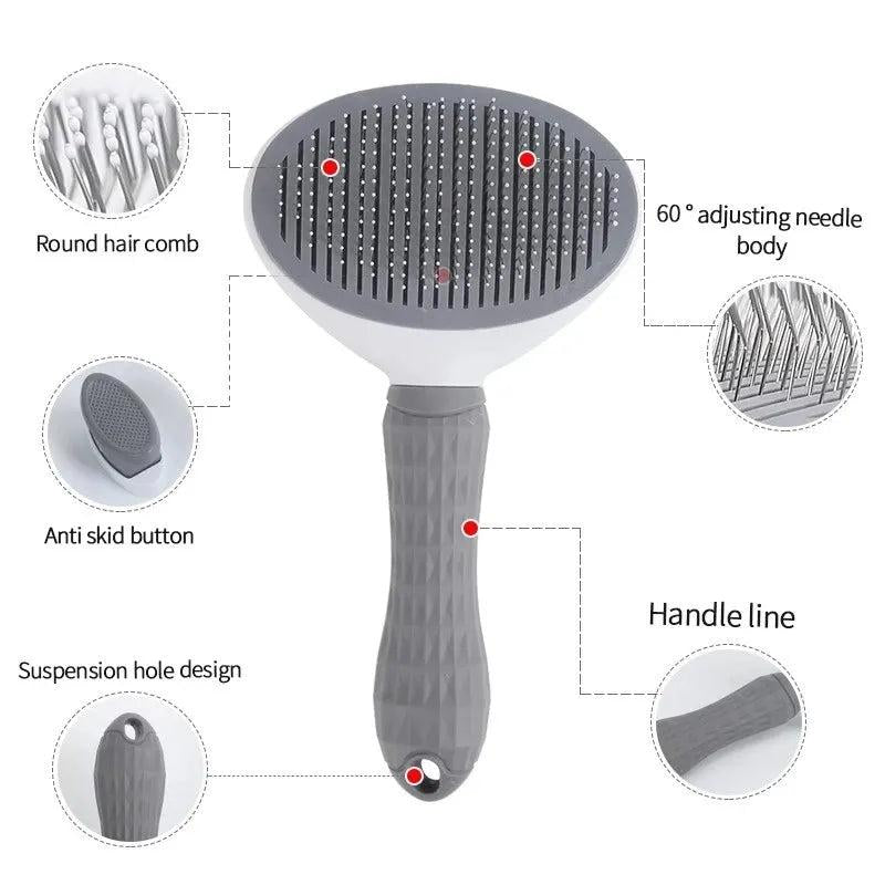 Purrfectgroom Self-Cleaning Pet Hair Brush