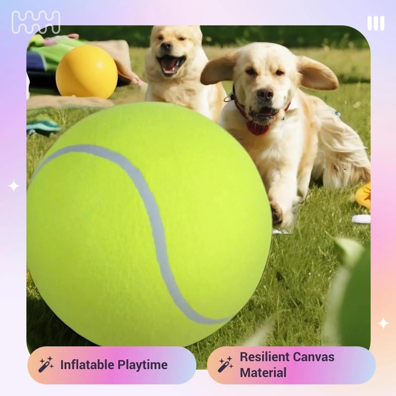 Tennis Ball Design Dog Toy, Pet Interactive Tennis Ball Toy, Pet Training Ball Toy, outside Pet Interactive Ball Toy for Dogs & Cats, Outdoor Toy