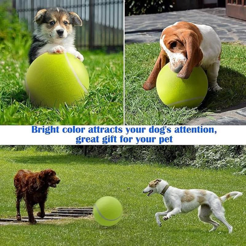 Tennis Ball Design Dog Toy, Pet Interactive Tennis Ball Toy, Pet Training Ball Toy, outside Pet Interactive Ball Toy for Dogs & Cats, Outdoor Toy