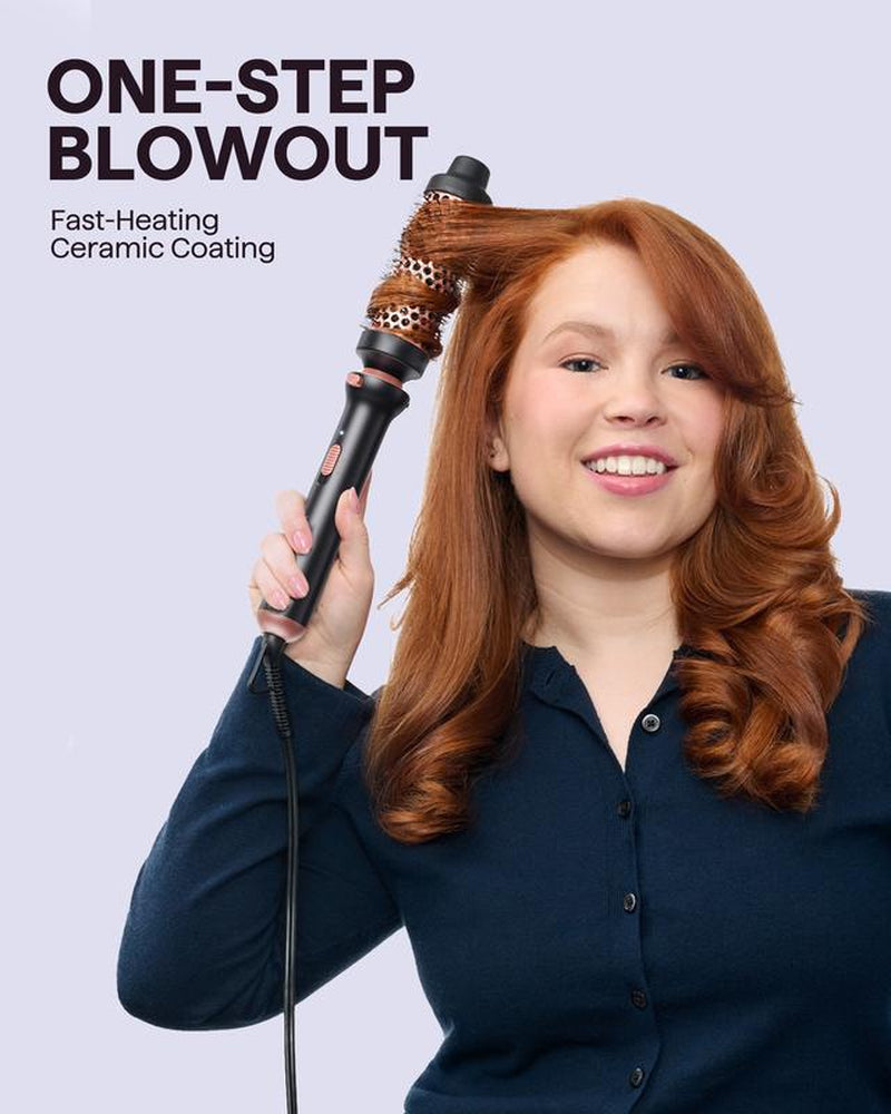 Wavytalk Multi-Curl 5-In-1 Ceramic Curling Wand Set, Fast Heat up Curling Wand from 1/2 to 1 1/4 Inch and a Thermal Brush, Dual Voltage Curling Iron