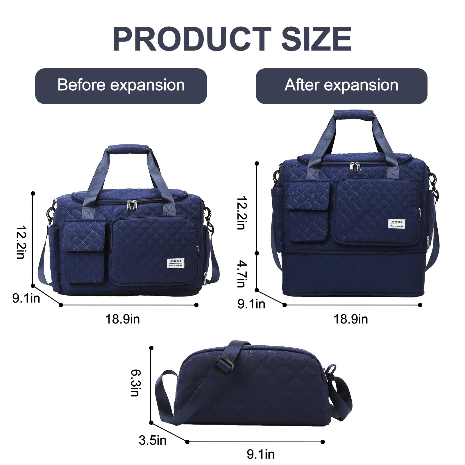 Travel Duffle Bag Weekender Bags for Women with Shoe Compartment Carry on Overnight Bag with Toiletry Bag Hospital Bag for Labor and Delivery Weekender Overnight Bag for Trave Sport Hospital