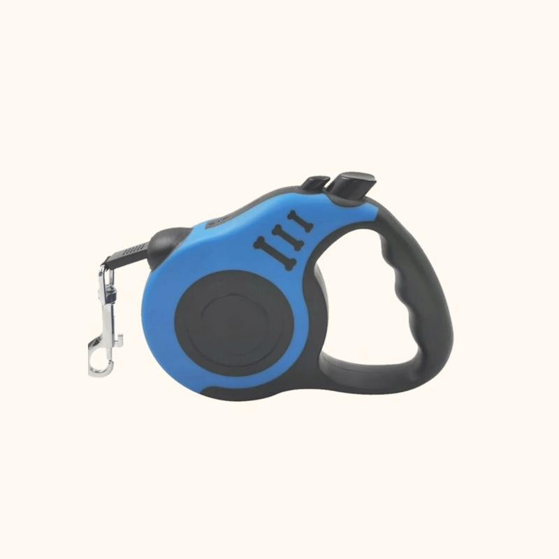 BLUE 16Ft Long Dog Leash Automatically Retractable