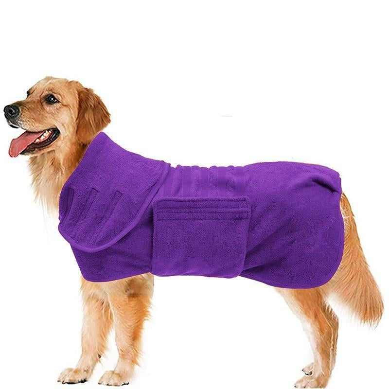 Pet Towel, Pet Bath Towel Drying Bath Towel, Absorbent Fast Drying Dog Bathrobe Soft Absorbent Fabric Extra Long, Pet Care Tool