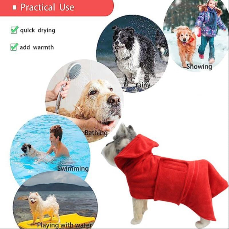 Pet Towel, Pet Bath Towel Drying Bath Towel, Absorbent Fast Drying Dog Bathrobe Soft Absorbent Fabric Extra Long, Pet Care Tool