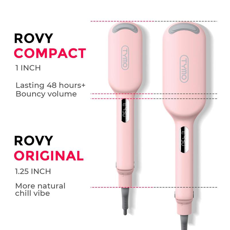 TYMO ROVY COMPACT Hair Waver Crimper, Hair Curler & Curling Irons, Hair Styling Tool with Negative Ionic Technology for Smooth Waves, Wavy Comfort, Hollywood Waves,Negative Ion,Beach Waver,Cash Kate Curling Iron
