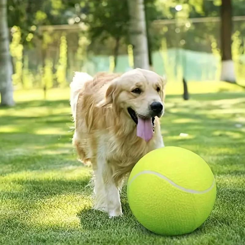 Tennis Ball Design Dog Toy, Pet Interactive Tennis Ball Toy, Pet Training Ball Toy, outside Pet Interactive Ball Toy for Dogs & Cats, Outdoor Toy